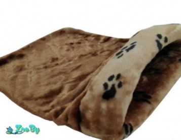 Лежанка-мешочек для кошек (45х65х25 см; коричневая)