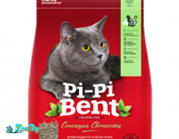 Наполнитель комкующийся из бентонитовой глины Pi-Pi-Bent 