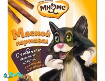 Мнямс Мясной карнавал палочки (индейка, ягненок) 3шт/уп