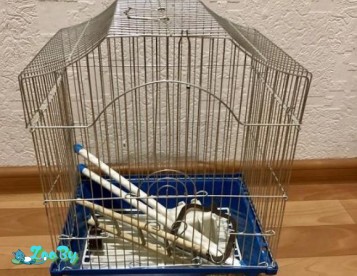 Клетка для птицы попугая 23см на 29см