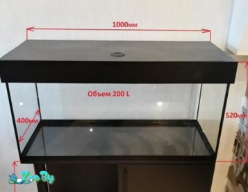Аквариум Новый 200 литров с крышкой
