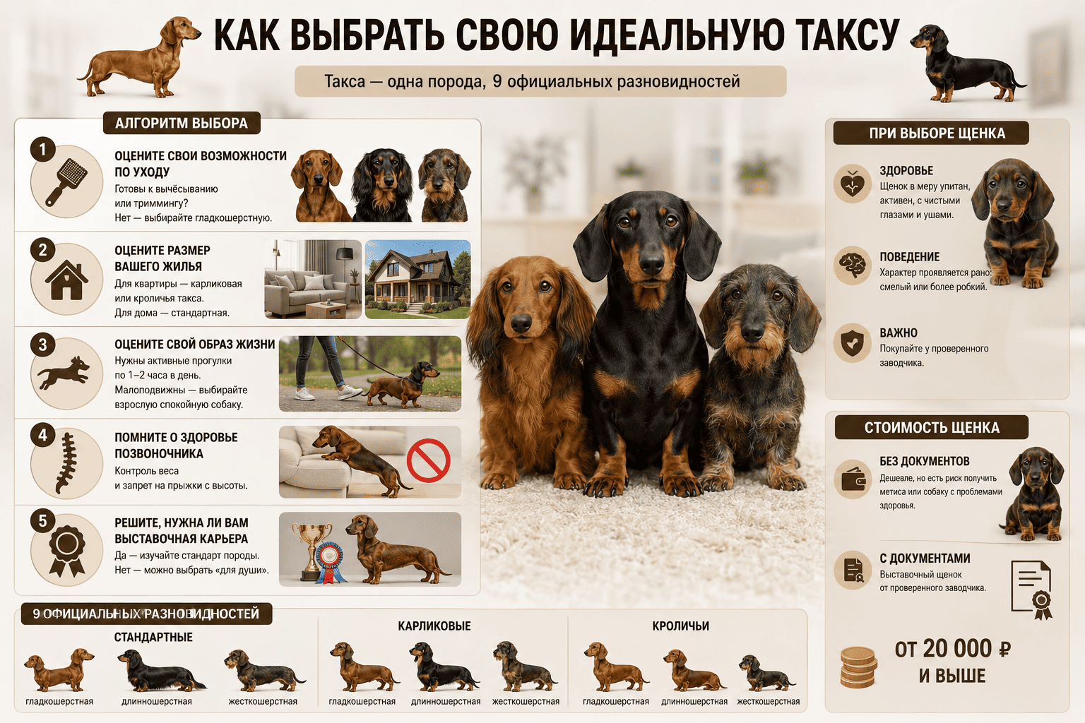 Как выбрать таксу